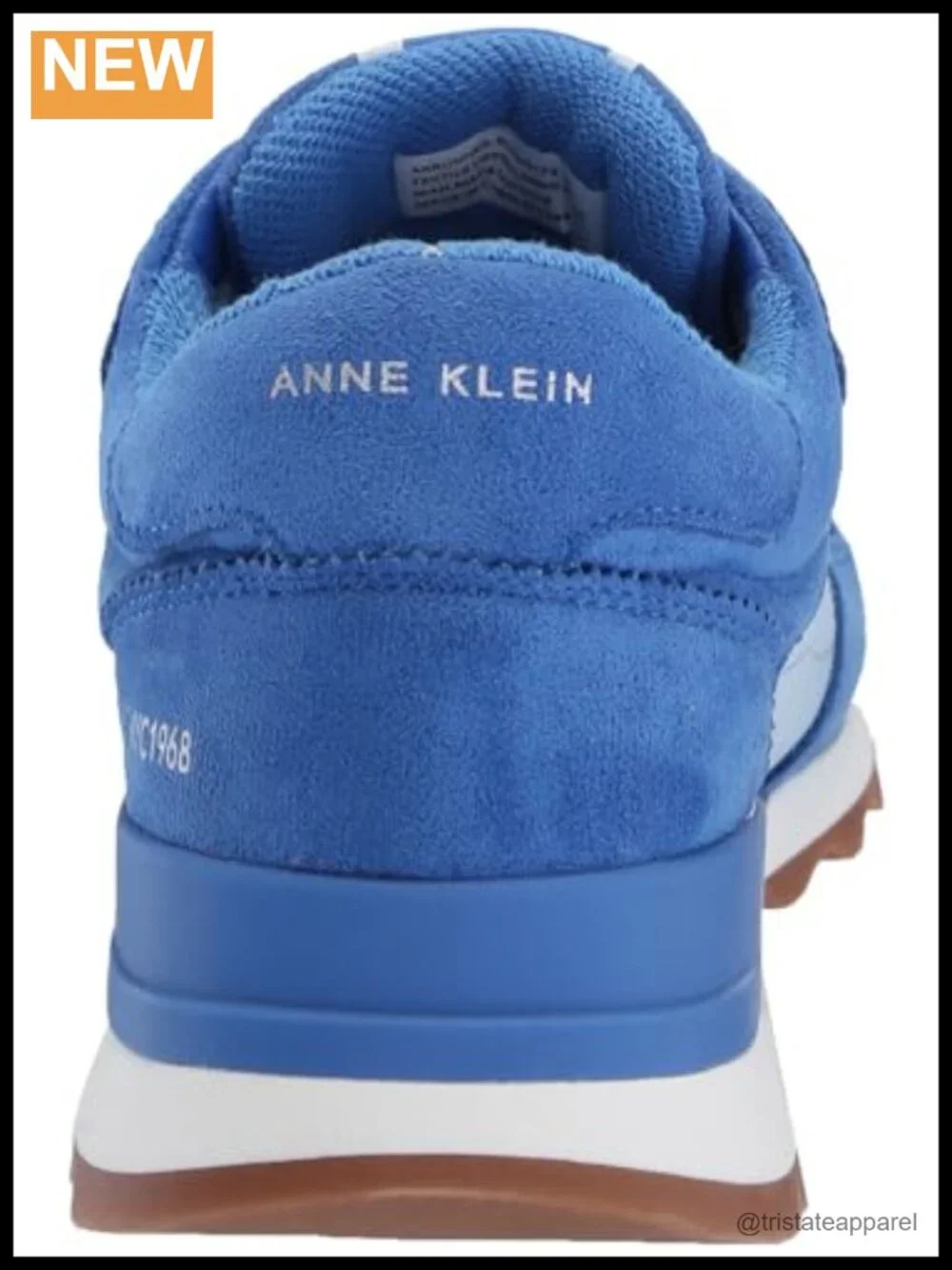 Anne Klein Women's Runner Sneaker Faux Leather Lace-Up Athletic Shoes